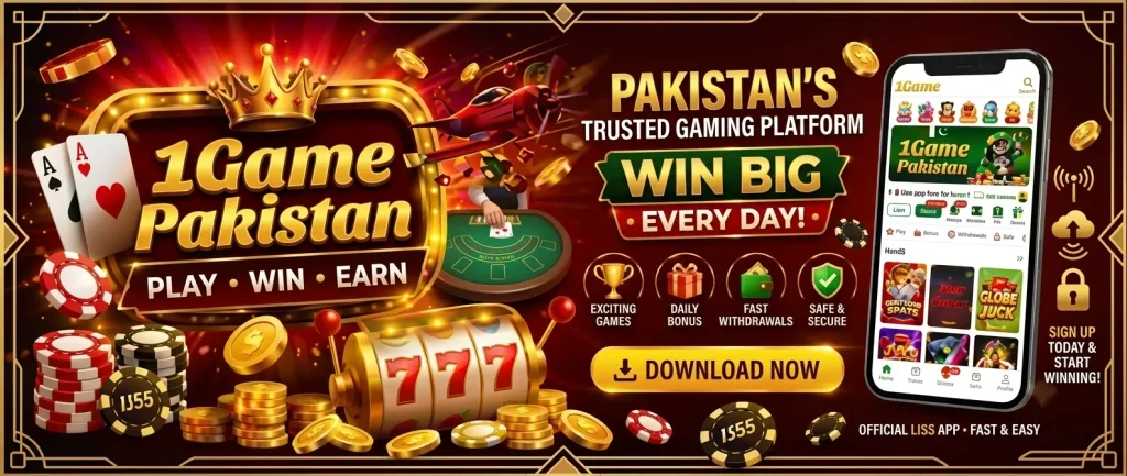 Key Features of 1Game Pakistan